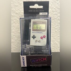 Nintendo Gameboy Wrist Watch NES, Retro, Throwback, Alarm Sound, NIB